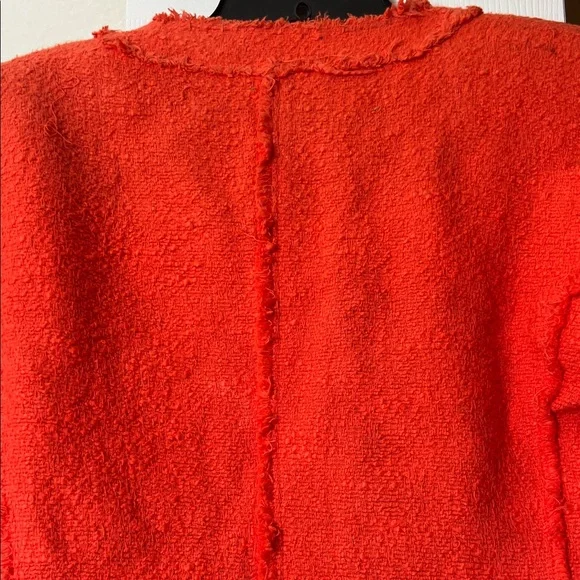 Zara Women's Red Double-Breasted Blazer - Picture 7 of 7